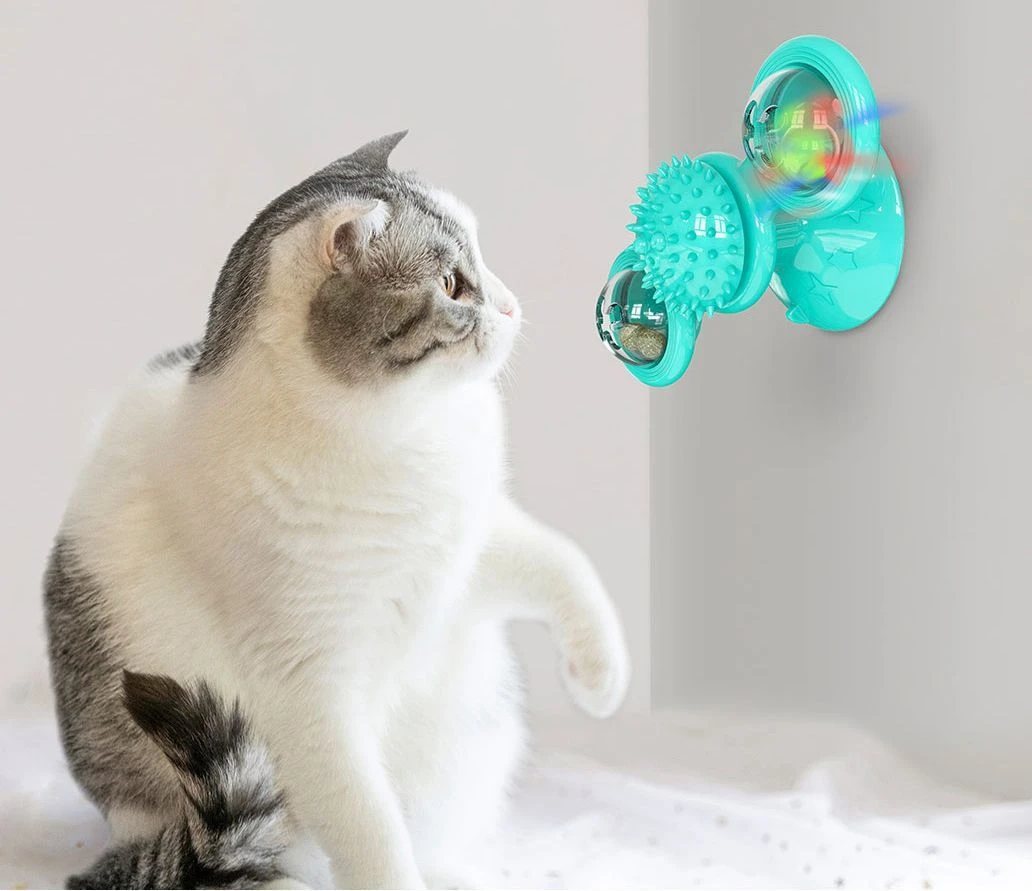 Pet Life ® 'Windmill' Rotating Suction Cup Spinning Cat Toy 20 Pet Life ® 'Windmill' Rotating Suction Cup Spinning Cat Toy - Image 18