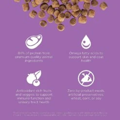 Petcurean GO! Carnivore Grain-Free Chicken, Turkey & Duck Cat Dry Cat Food - 3 Lb Bag -Weruva Shop petcurean go carnivore grain free chicken turkey duck cat dry cat food 3 lb bag 301665