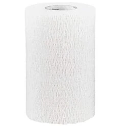 Powerflex Cohesive Bandage - White - 4 In X 5 Yd - 18 Pack