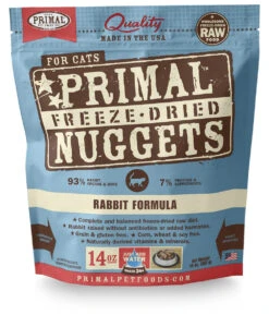 Primal Freeze-Dried Cat Food Rabbit - 14 Oz