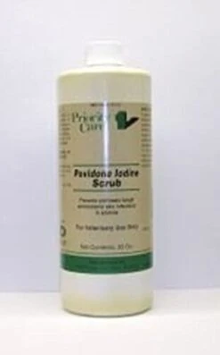 Priority Care Priority Care Providone Iodine Scrub Veterinary Supplies Clean Sanitize & Misc - 32 Oz