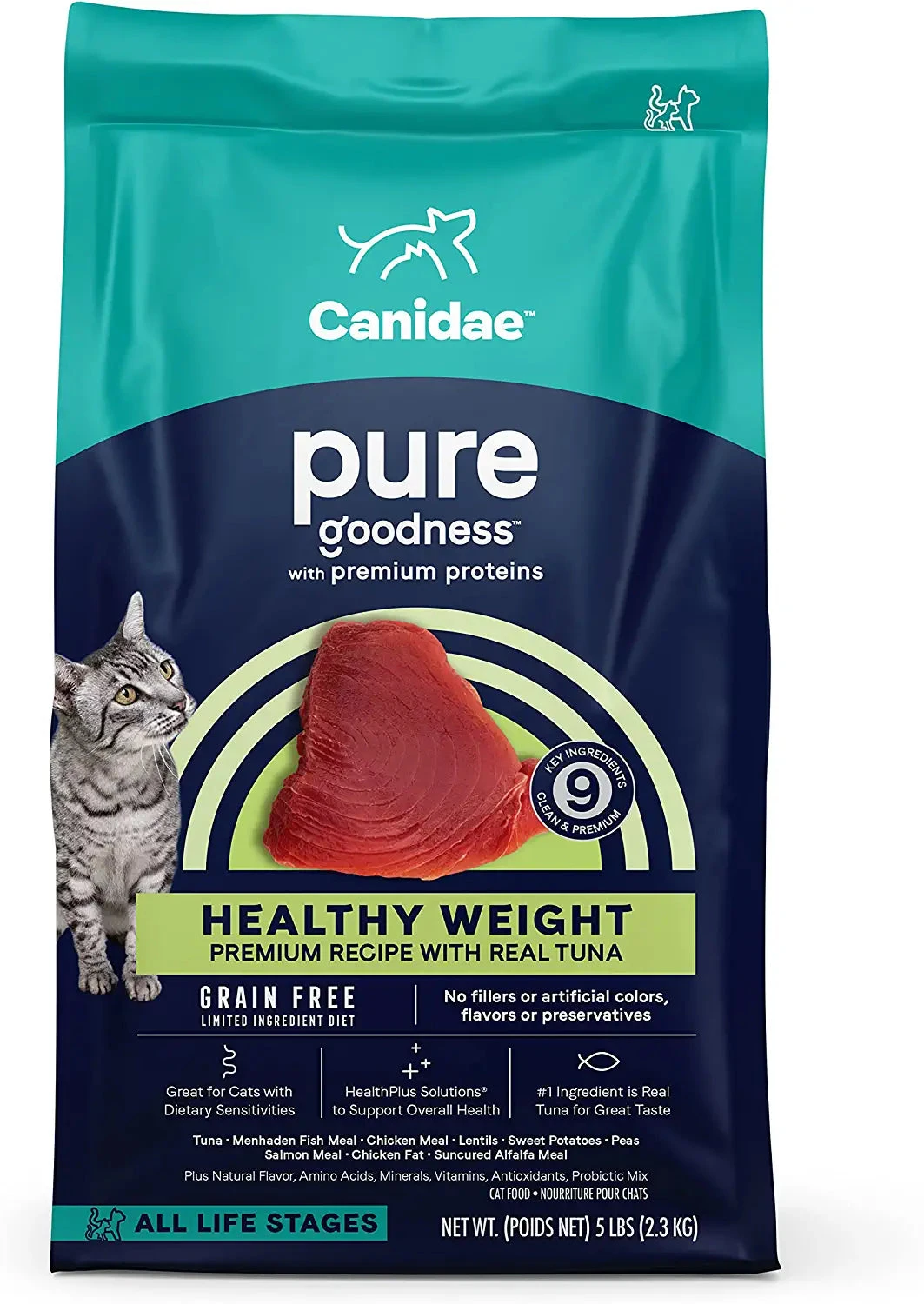 Pure Ocean Grain-Free Indoor Dry Cat Food - Fresh Tuna - 5 Lbs 4 Pure Ocean Grain-Free Indoor Dry Cat Food - Fresh Tuna - 5 Lbs - Image 2