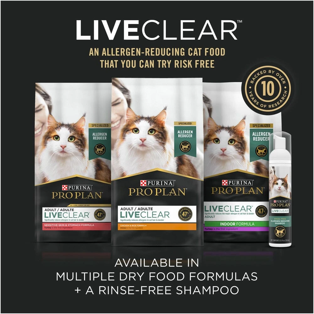 Purina Pro Plan LIVECLEAR Senior Adult Prime Plus Longer Life Formula Cat Food 7 Purina Pro Plan LIVECLEAR Senior Adult Prime Plus Longer Life Formula Cat Food - Image 5