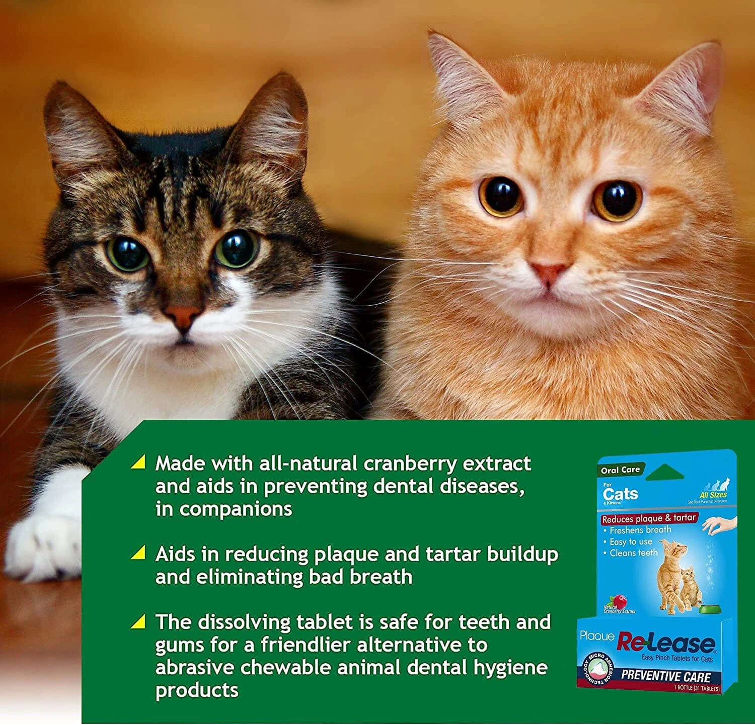 Ramard Ramard Plaque Re-Lease Oral Care For Cats - 31 Count 3 Ramard Ramard Plaque Re-Lease Oral Care For Cats - 31 Count