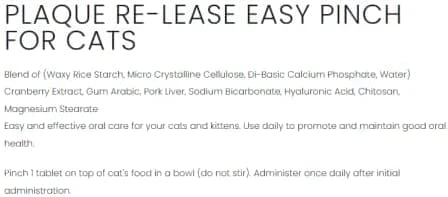 Ramard Ramard Plaque Re-Lease Oral Care For Cats - 31 Count 8 Ramard Ramard Plaque Re-Lease Oral Care For Cats - 31 Count - Image 6