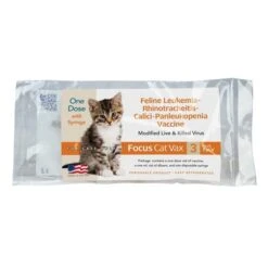 Spectra Focus Cat Vax 3 Plus Felv With Syringe Cat Vaccines - 1 Dose