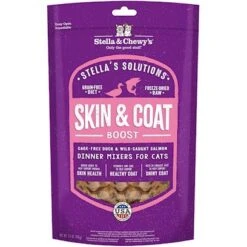 Stella & Chewy's Cat Solutions Skin And Coat Duck Freeze-Dried Cat Food - 7.5 Oz