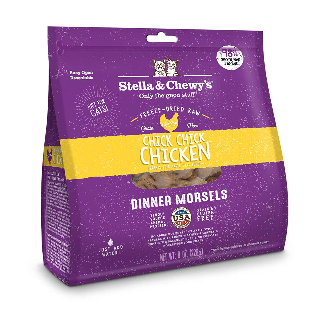 Stella & Chewy's Dinner Chicken Freeze-Dried Cat Food - 8 Oz 3 Stella & Chewy's Dinner Chicken Freeze-Dried Cat Food - 8 Oz