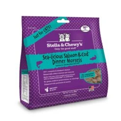 Stella & Chewy's Dinner Sea Salmon Cod Freeze-Dried Cat Food - 3.5 Oz