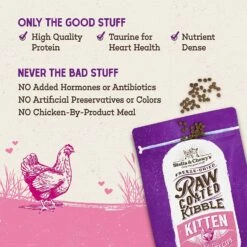 Stella & Chewy's Raw Coated Kitten Cage-Free Chicken Dry Cat Food - 2.5 Lbs -Weruva Shop stella chewys raw coated kitten cage free chicken dry cat food 25 lbs 336093
