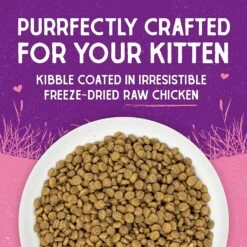 Stella & Chewy's Raw Coated Kitten Cage-Free Chicken Dry Cat Food - 2.5 Lbs -Weruva Shop stella chewys raw coated kitten cage free chicken dry cat food 25 lbs 956848