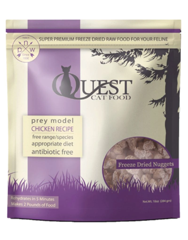 Steve's Real Food Quest Freeze-Dried Cat Food Nuggets Chicken - 10 Oz 3 Steve's Real Food Quest Freeze-Dried Cat Food Nuggets Chicken - 10 Oz