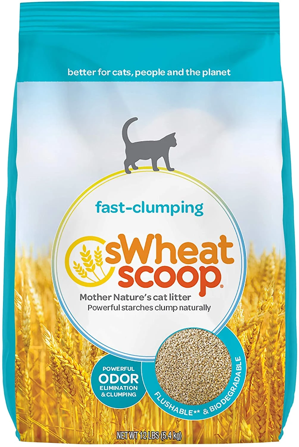 Swheat Scoop Fast Clumping Wheat Regular Cat Litter - 12 Lb Bag 3 Swheat Scoop Fast Clumping Wheat Regular Cat Litter - 12 Lb Bag