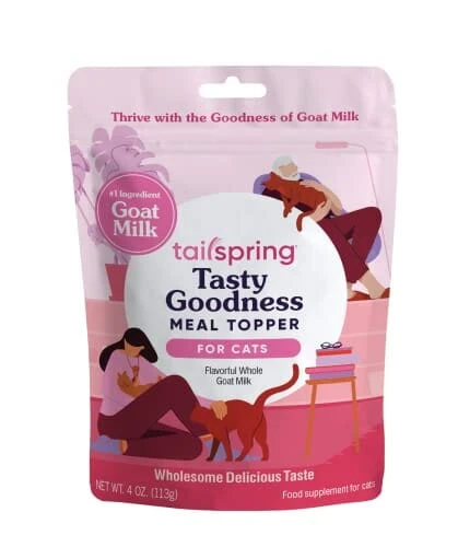 Tailspring Meal Topper Cat Tasty Goodness Pouch Cat Supplements - 4 Oz 3 Tailspring Meal Topper Cat Tasty Goodness Pouch Cat Supplements - 4 Oz