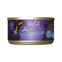 Tiki Cat After Dark Rabbit Paté Canned Cat Food - 3 Oz Cans - Case Of 12