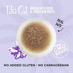 Tiki Cat Duck & Chicken Broth Cat Food Toppers - 1.3 Oz Pouch - Pack Of 12 14 Tiki Cat Duck & Chicken Broth Cat Food Toppers - 1.3 Oz Pouch - Pack Of 12 -Weruva Shop tiki cat duck chicken broth cat food toppers 13 oz pouch pack of 12 397601
