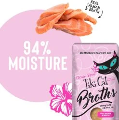 Tiki Cat Salmon Broth Cat Food Toppers - 1.3 Oz Pouch - Pack Of 12 15 Tiki Cat Salmon Broth Cat Food Toppers - 1.3 Oz Pouch - Pack Of 12 -Weruva Shop tiki cat salmon broth cat food toppers 13 oz pouch pack of 12 920113