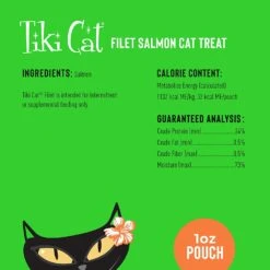 Tiki Cat Salmon Filet Cat Food Toppers And Crunchers - 1 Oz Pouches - Case Of 12 17 Tiki Cat Salmon Filet Cat Food Toppers And Crunchers - 1 Oz Pouches - Case Of 12 -Weruva Shop tiki cat salmon filet cat food toppers and crunchers 1 oz pouches case of 12 138195