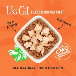 Tiki Cat Salmon Filet Cat Food Toppers And Crunchers - 1 Oz Pouches - Case Of 12 13 Tiki Cat Salmon Filet Cat Food Toppers And Crunchers - 1 Oz Pouches - Case Of 12 -Weruva Shop tiki cat salmon filet cat food toppers and crunchers 1 oz pouches case of 12 241663