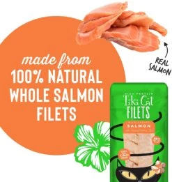 Tiki Cat Salmon Filet Cat Food Toppers And Crunchers - 1 Oz Pouches - Case Of 12 14 Tiki Cat Salmon Filet Cat Food Toppers And Crunchers - 1 Oz Pouches - Case Of 12 -Weruva Shop tiki cat salmon filet cat food toppers and crunchers 1 oz pouches case of 12 687918