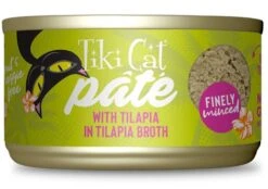 Tiki Cat Tilapia Pate Luau Canned Cat Food - 5.5 Oz - Case Of 8