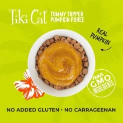 Tiki Cat Tummy Topper Pumpkin & Wheatgrass Cat Food Toppers - 1.5 Oz Pouch - Pack Of 12 -Weruva Shop tiki cat tummy topper pumpkin wheatgrass cat food toppers 15 oz pouch pack of 12 792612