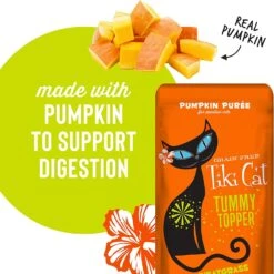 Tiki Cat Tummy Topper Pumpkin & Wheatgrass Cat Food Toppers - 1.5 Oz Pouch - Pack Of 12 -Weruva Shop tiki cat tummy topper pumpkin wheatgrass cat food toppers 15 oz pouch pack of 12 971727