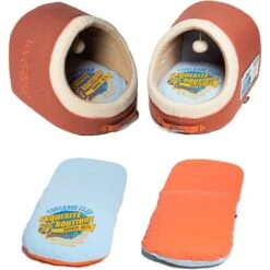 Touchdog ® 'Active-Play' Vintage Emblem Panoramic Cat Bed W/ Teaser Toy 19 Touchdog ® 'Active-Play' Vintage Emblem Panoramic Cat Bed W/ Teaser Toy -Weruva Shop touchdog r active play exquisite panoramic designer vintage emblem pet dog cat bed w built in teaser 439151