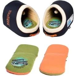 Touchdog ® 'Active-Play' Vintage Emblem Panoramic Cat Bed W/ Teaser Toy 17 Touchdog ® 'Active-Play' Vintage Emblem Panoramic Cat Bed W/ Teaser Toy -Weruva Shop touchdog r active play exquisite panoramic designer vintage emblem pet dog cat bed w built in teaser 922839