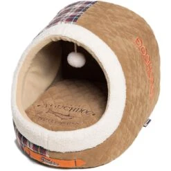 Touchdog ® 'Diamond Stitched' Panoramic Designer Cat Bed W/ Teaser Toy 19 Touchdog ® 'Diamond Stitched' Panoramic Designer Cat Bed W/ Teaser Toy -Weruva Shop touchdog r diamond stitched active play indoor panoramic fashion designer pet dog cat bed w teaser toy 179983