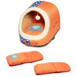 Touchdog ® 'Lazy-Bones' Rabbit-Spotted Panoramic Cat Bed With Teaser Toy 10 Touchdog ® 'Lazy-Bones' Rabbit-Spotted Panoramic Cat Bed With Teaser Toy -Weruva Shop touchdog r lazy bones rabbit spotted active play panoramic fashion designer pet dog cat bed house lounge w teaser toy 352317