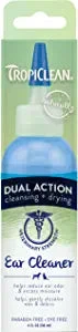 Tropiclean Ear Cleaner Dual Action For Cats And Dogs - 4 Oz