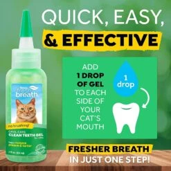 Tropiclean Fresh Breath No Brushing Clean Teeth Oral Care Gel For Cats - 2 Oz 10 Tropiclean Fresh Breath No Brushing Clean Teeth Oral Care Gel For Cats - 2 Oz -Weruva Shop tropiclean fresh breath no brushing clean teeth oral care gel for cats 2 oz 949366
