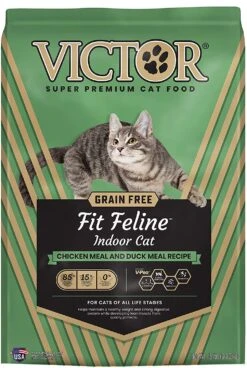 Victor Grain Free Fit Feline Indoor Cat Dry Cat Food - 15 Lb Bag
