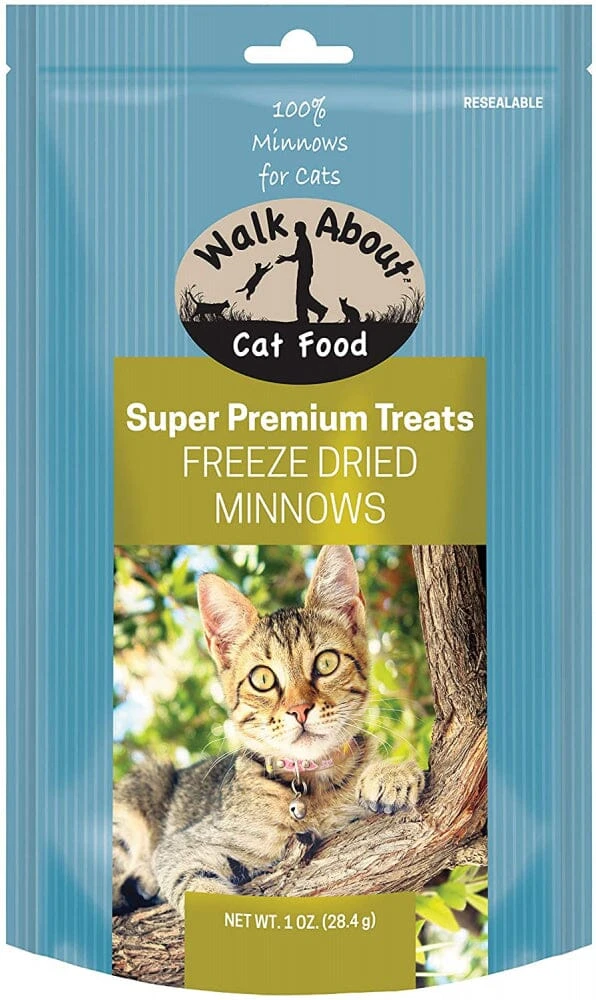 Walk About Freeze Dried Minnows Cat Treats 3 Walk About Freeze Dried Minnows Cat Treats