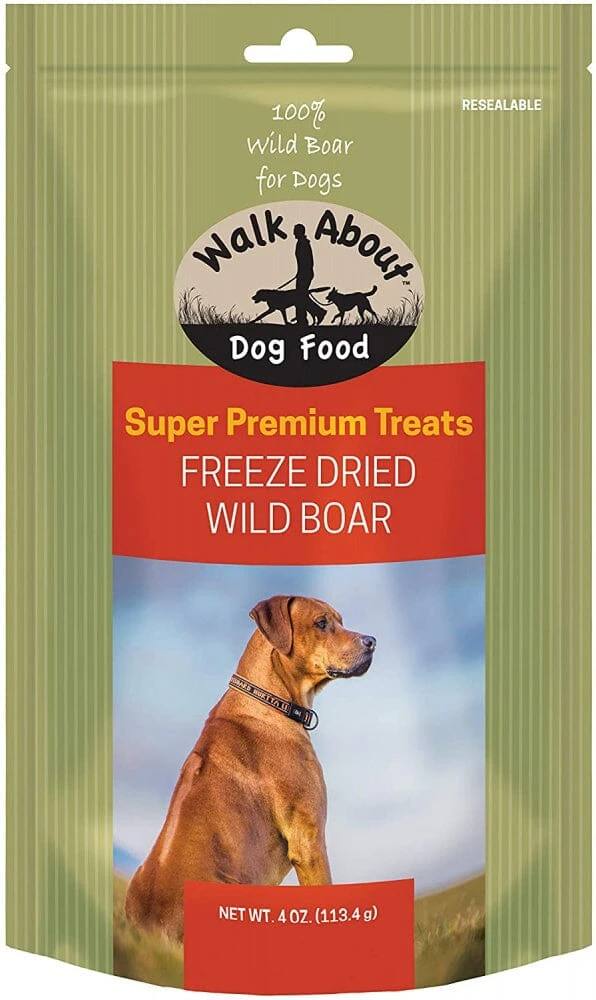 Walk About Freeze Dried Wild Boar Dog Treats 3 Walk About Freeze Dried Wild Boar Dog Treats