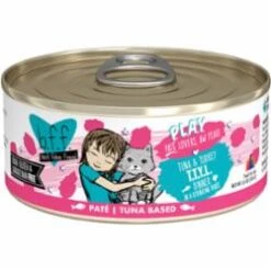 Weruva BFF PLAY Talk To You Later Tuna Pate Canned Cat Food - 5.5 Oz - Case Of 8