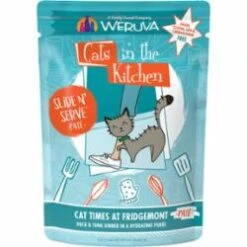Weruva Cats In The Kitchen Slide N' Serve FRIDGEMONT Wet Cat Food - 3 Oz Pouch - Case Of 12