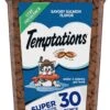 Whiskas Temptations Salmon Soft And Crunchy Cat Treats - 30 Oz