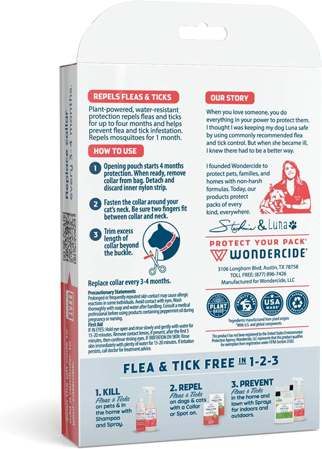 Wondercide Flea & Tick Collar For Cats - Peppermint 8 Wondercide Flea & Tick Collar For Cats - Peppermint - Image 7
