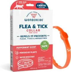 Wondercide Flea & Tick Collar For Cats - Peppermint