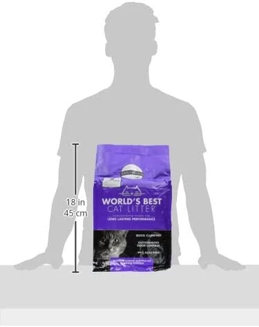 World's Best Cat Litter Multiple-Cat Lavender Scented Clumping Cat Litter - 15 Lbs - Case Of 3 10 World's Best Cat Litter Multiple-Cat Lavender Scented Clumping Cat Litter - 15 Lbs - Case Of 3 - Image 8