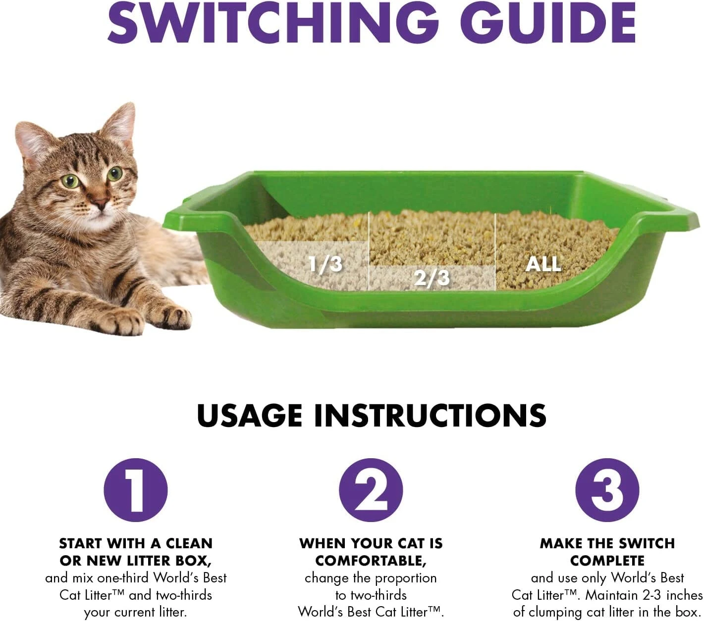 World's Best Cat Litter Multiple-Cat Lavender Scented Clumping Cat Litter - 15 Lbs - Case Of 3 6 World's Best Cat Litter Multiple-Cat Lavender Scented Clumping Cat Litter - 15 Lbs - Case Of 3 - Image 4