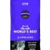 World's Best Cat Litter Multiple-Cat Lavender Scented Clumping Cat Litter - 15 Lbs - Case Of 3